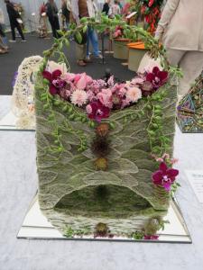 Angie Stree's exhibit at Wisley Flower Show September 2019. She was awarded a Commended.